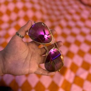 Pink Ray Ban Aviators
